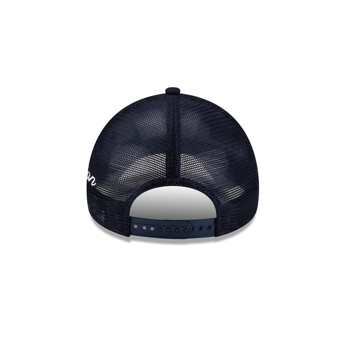 Houston Astros Side Script 9FORTY A-Frame Trucker Hat