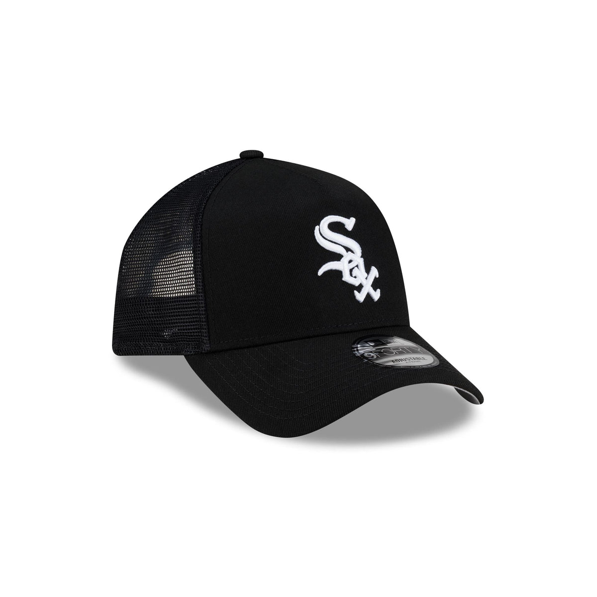 Chicago White Sox Side Script 9FORTY A-Frame Trucker Hat