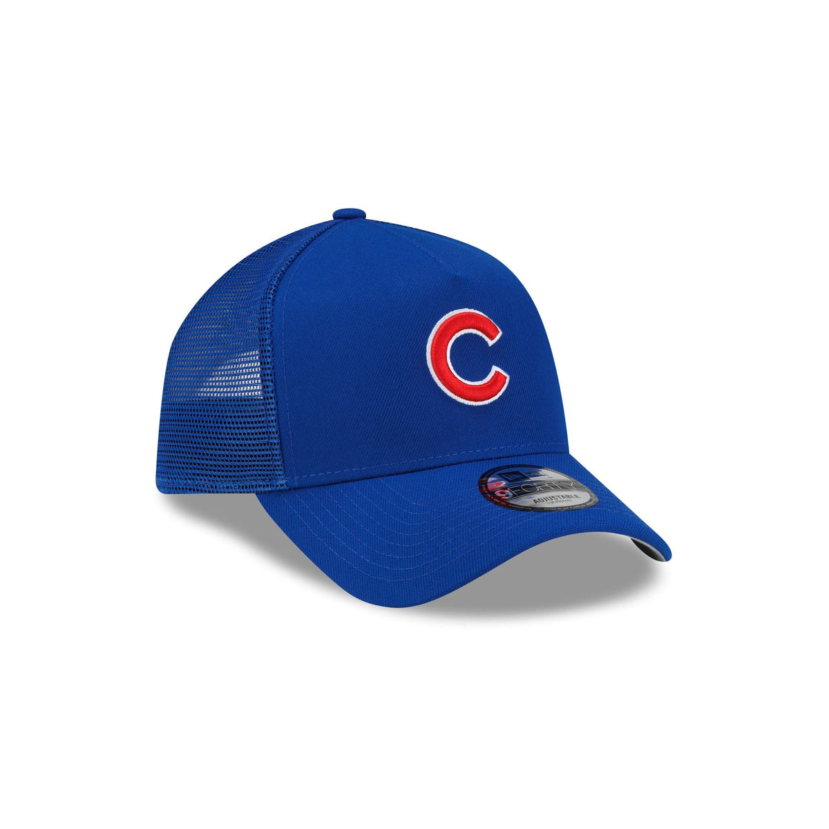 Chicago Cubs Side Script 9FORTY A-Frame Trucker Hat