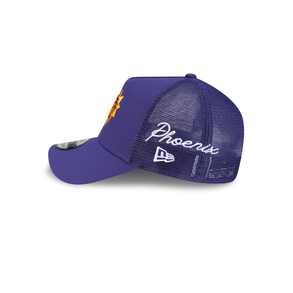 Phoenix Suns Side Script 9FORTY A-Frame Trucker Hat