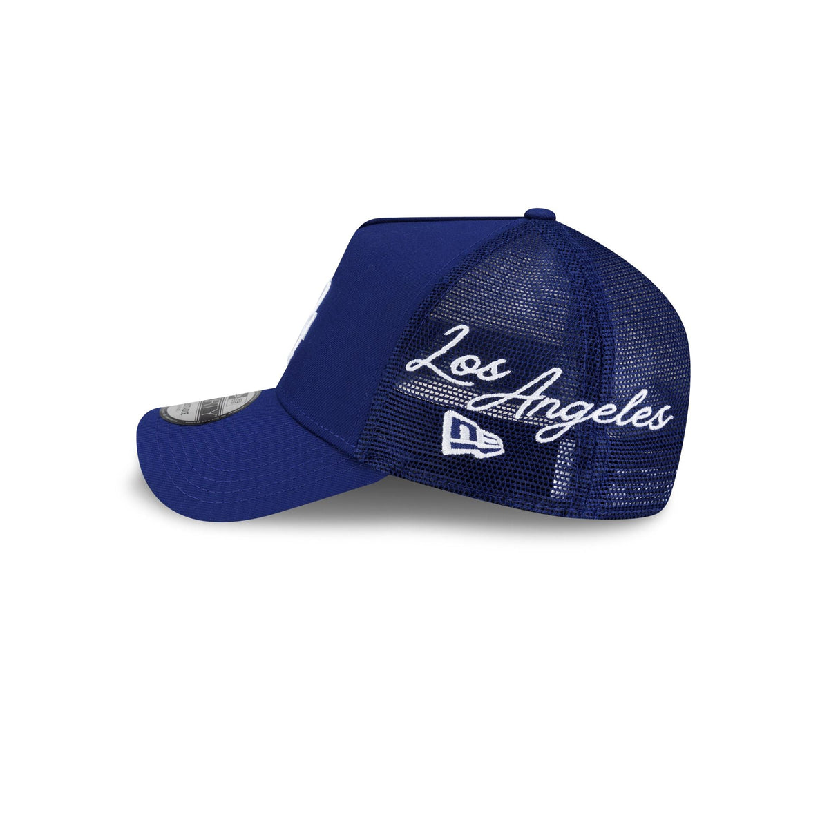 Los Angeles Dodgers Side Script 9FORTY A-Frame Trucker Hat