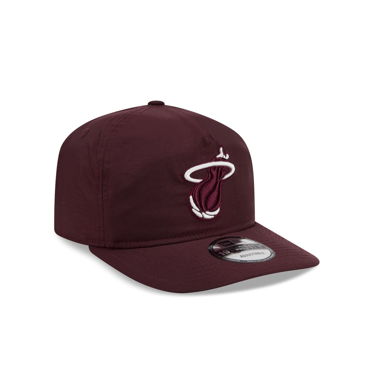 Miami Heat Burgundy Nylon 19TWENTY Adjustable Hat
