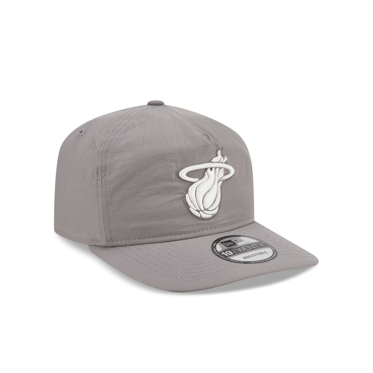 Miami Heat Gray Nylon 19TWENTY Adjustable Hat