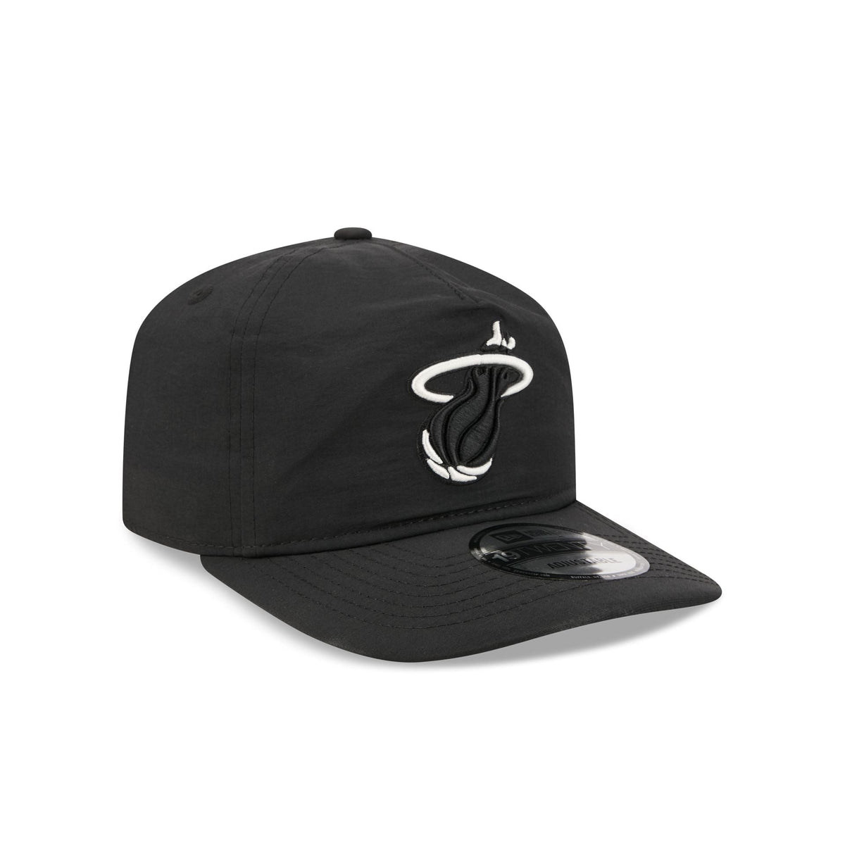 Miami Heat Black Nylon 19TWENTY Adjustable Hat