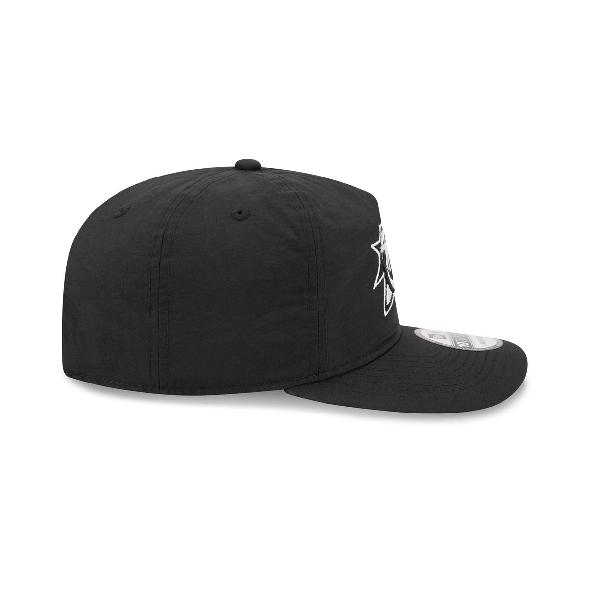 Philadelphia 76ers Black Nylon 19TWENTY Adjustable Hat