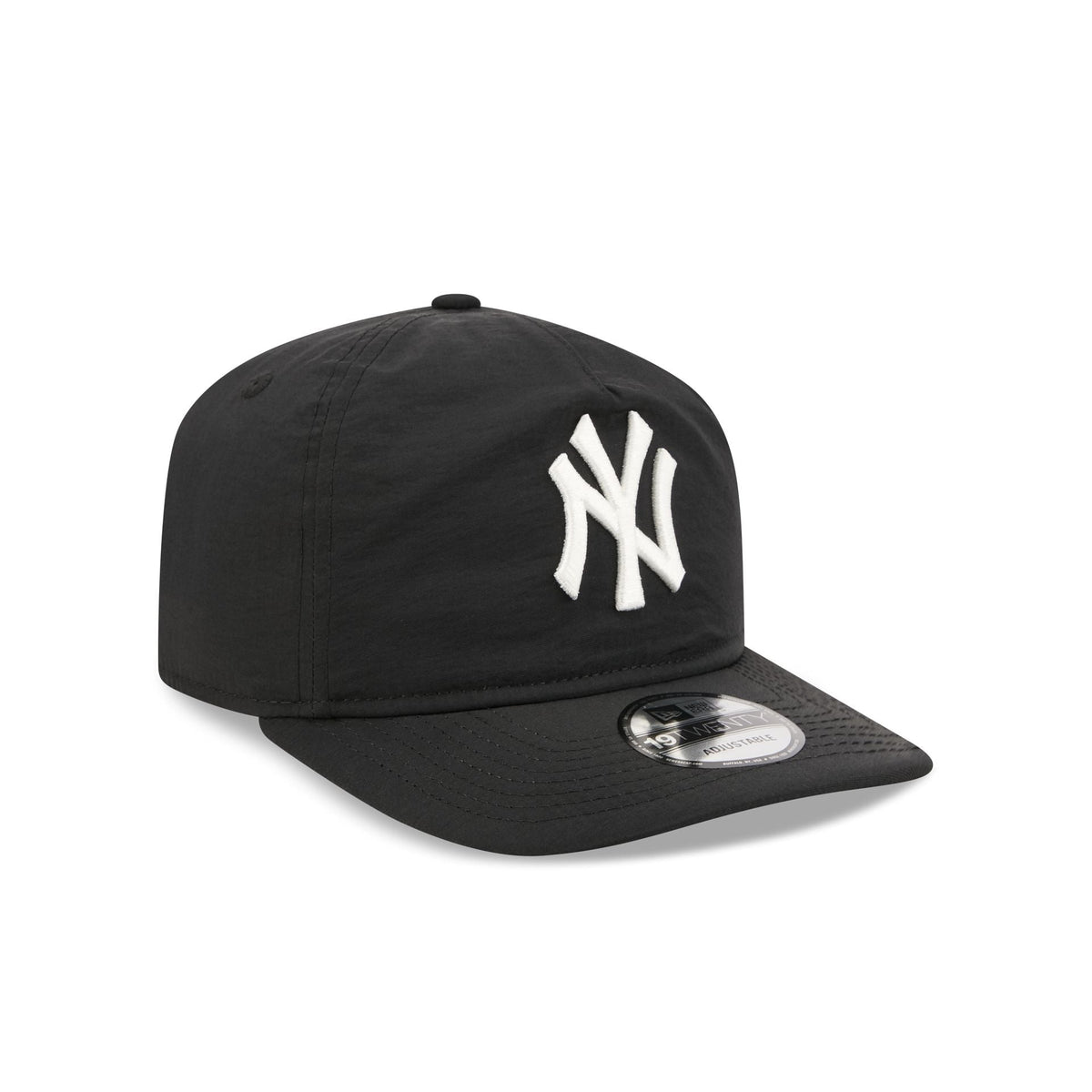 New York Yankees Black Nylon 19TWENTY Adjustable Hat