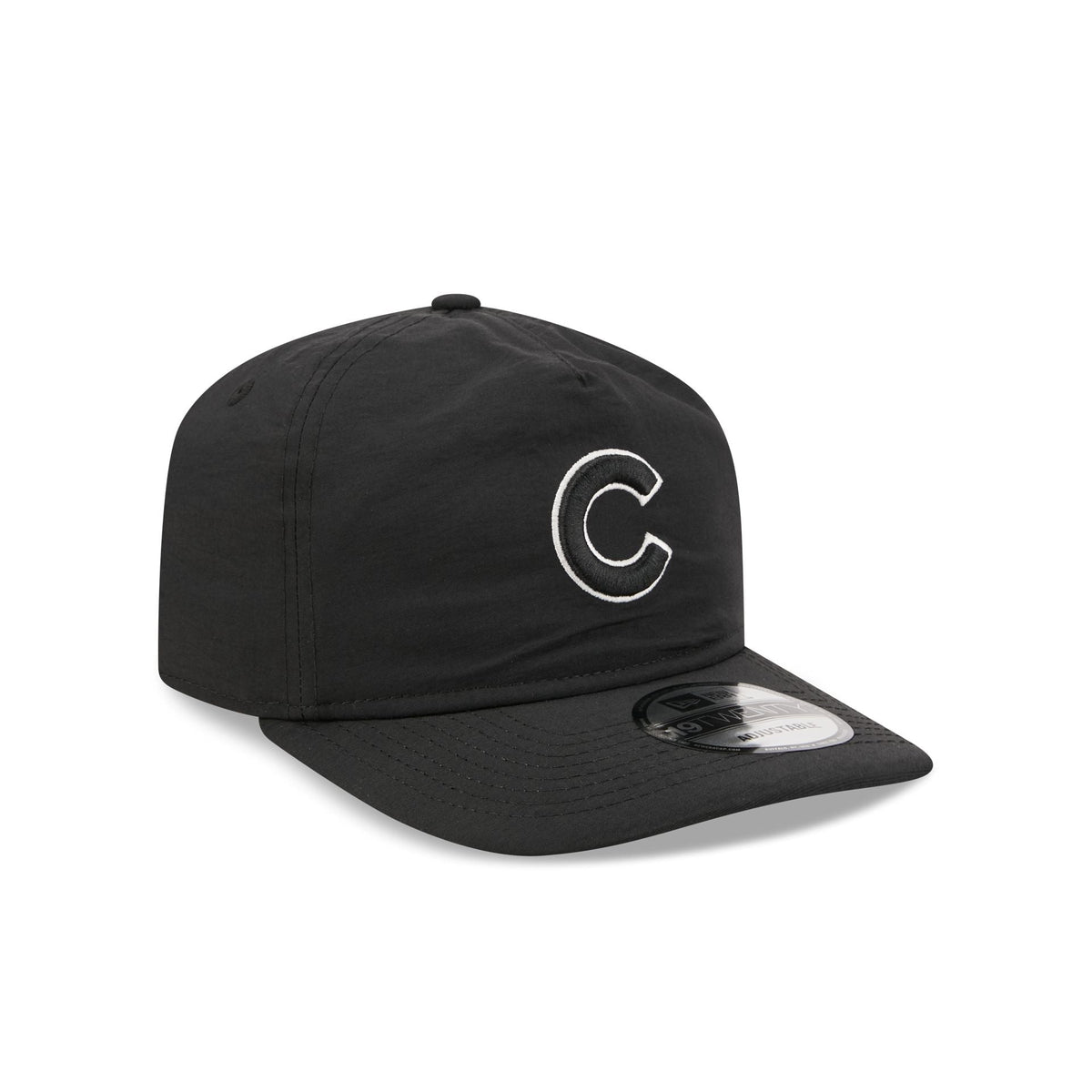 Chicago Cubs Black Nylon 19TWENTY Adjustable Hat