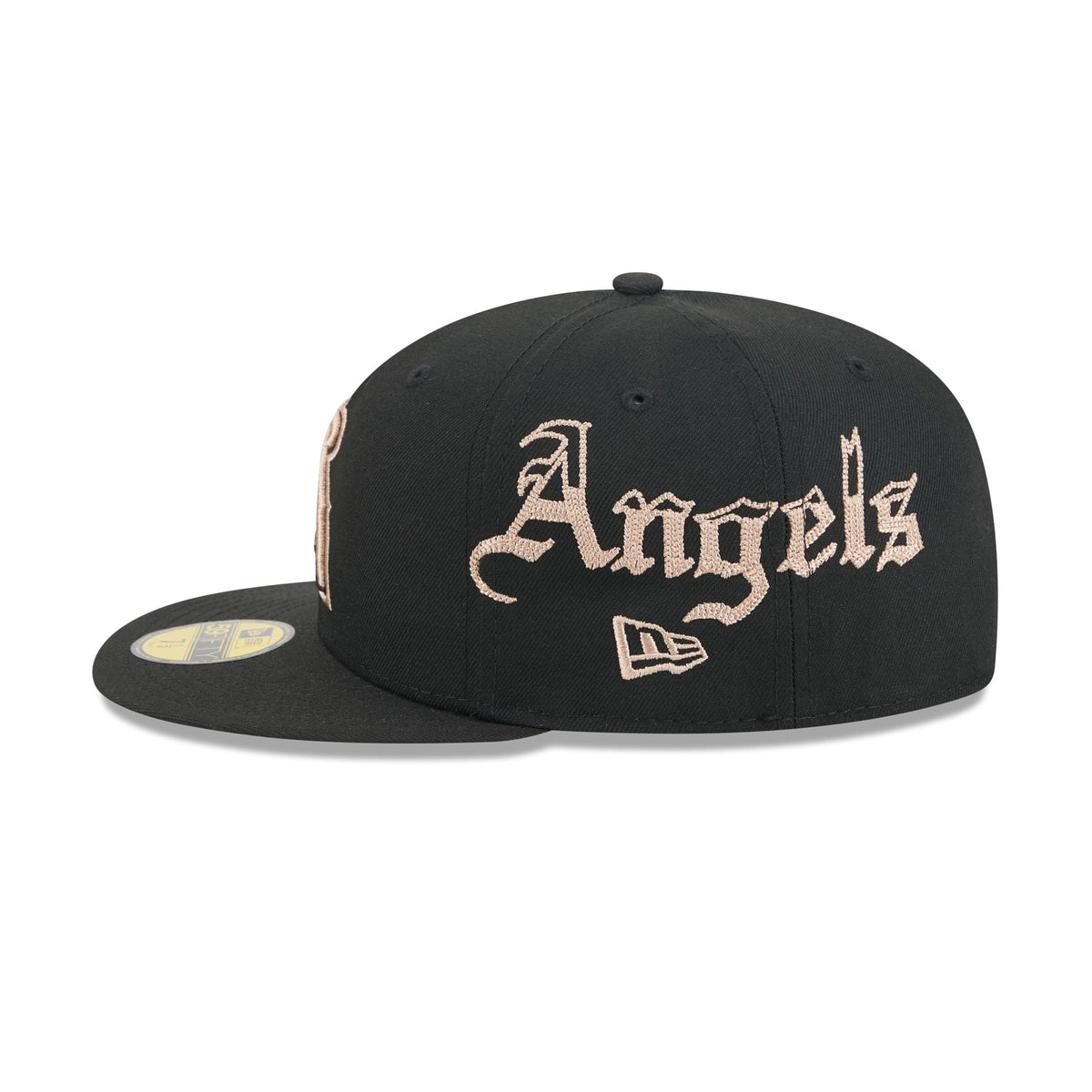 Los Angeles Angels Gothic Lettering 59FIFTY Fitted Hat