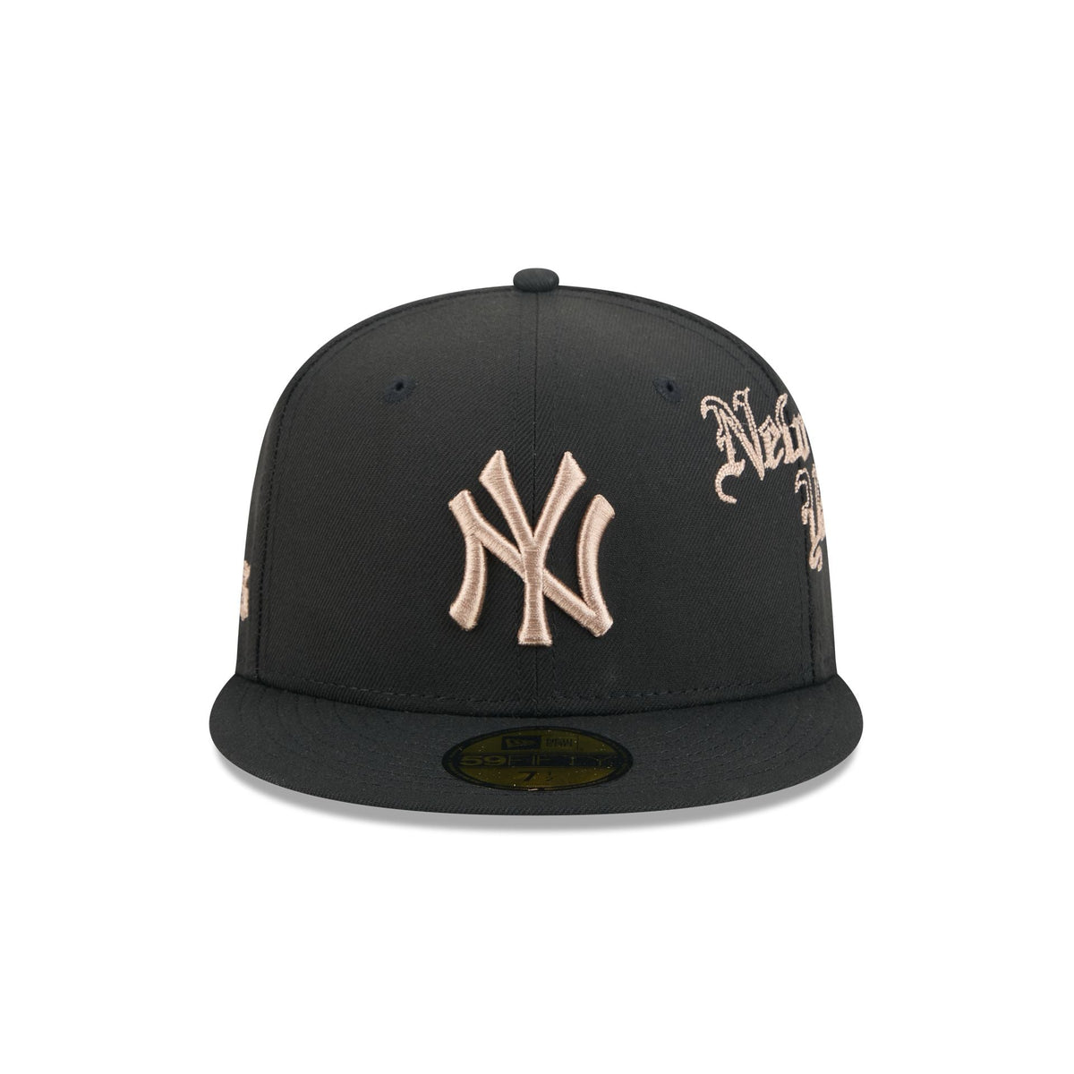 New York Yankees Gothic Lettering 59FIFTY Fitted Hat