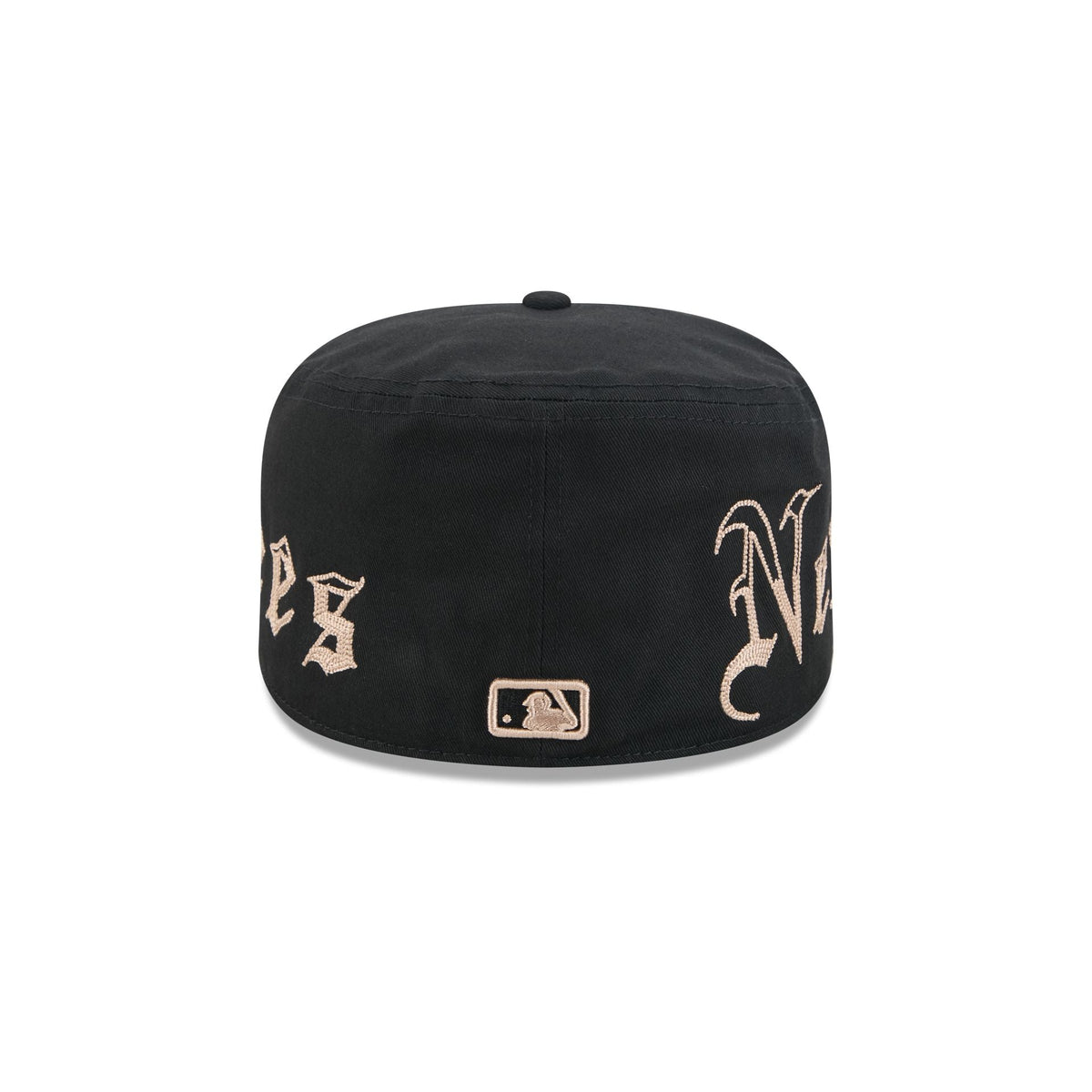 New York Yankees Gothic Lettering Pillbox Hat