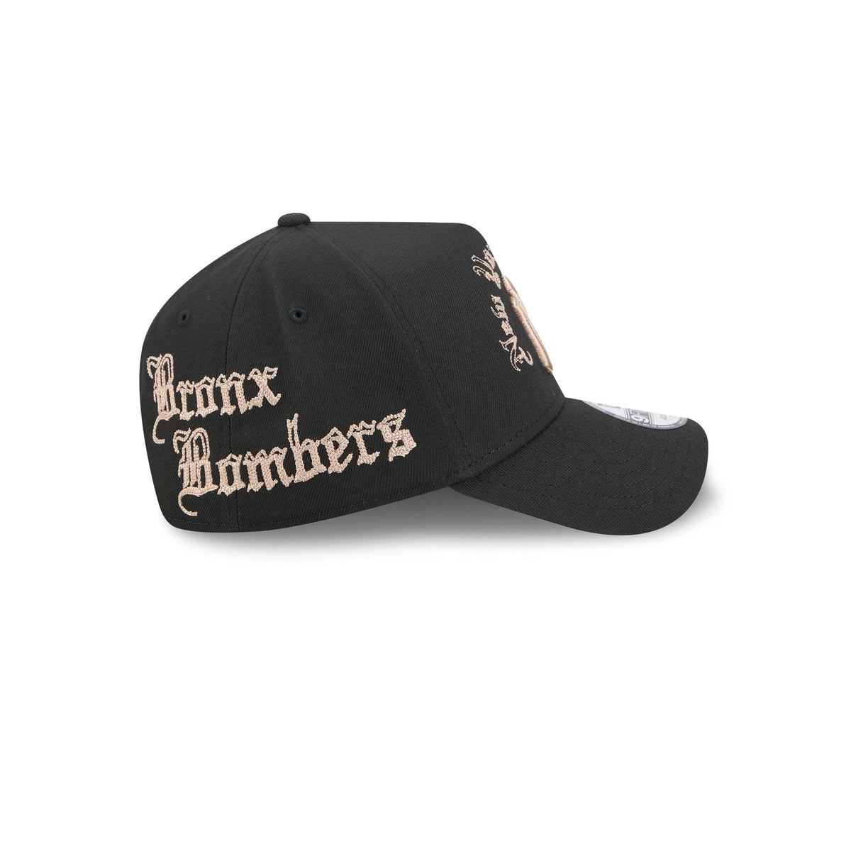 New York Yankees Gothic Lettering 9FORTY A-Frame Snapback Hat