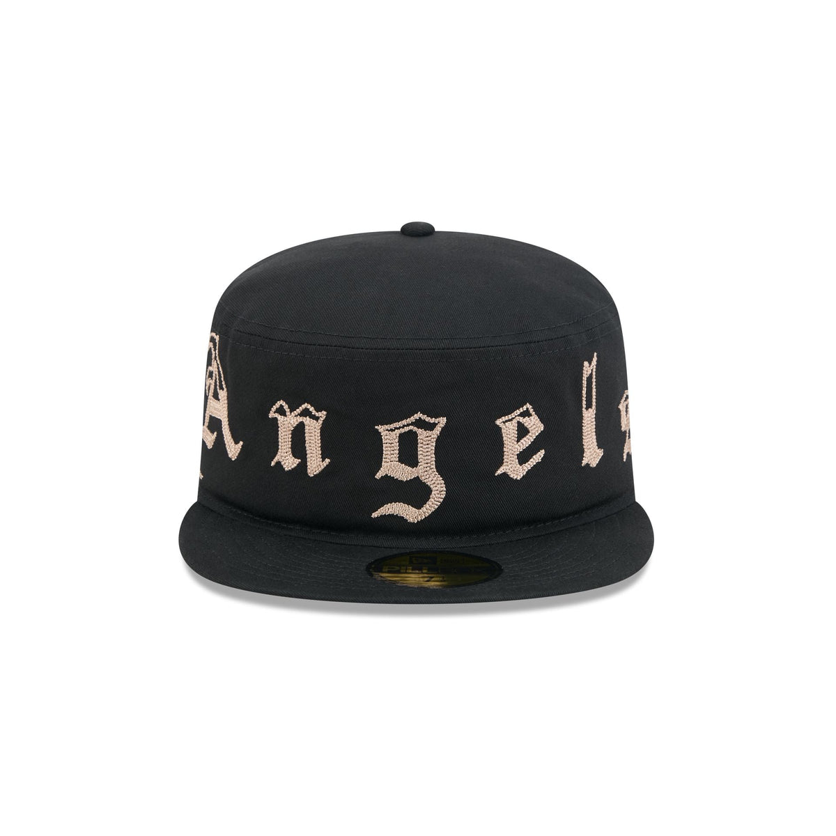 Los Angeles Angels Gothic Lettering Pillbox Hat