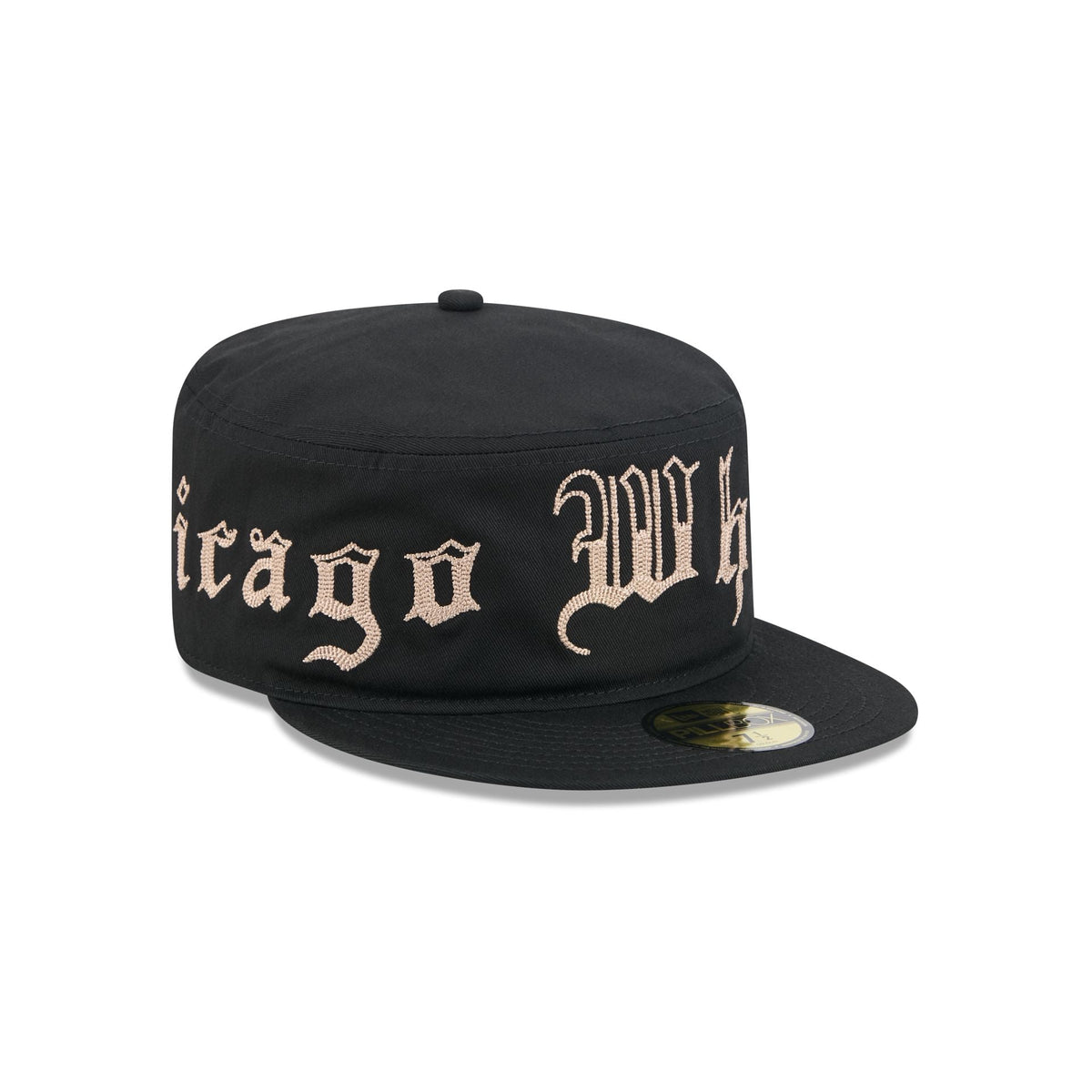 Chicago White Sox Gothic Lettering Pillbox Hat