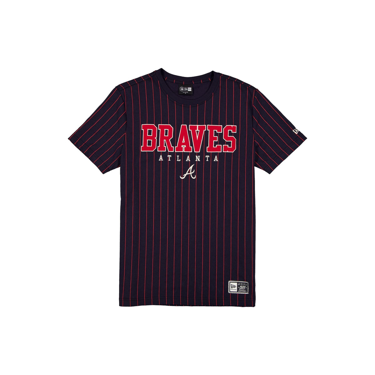 Atlanta Braves Throwback Pinstripe Varsity T-Shirt