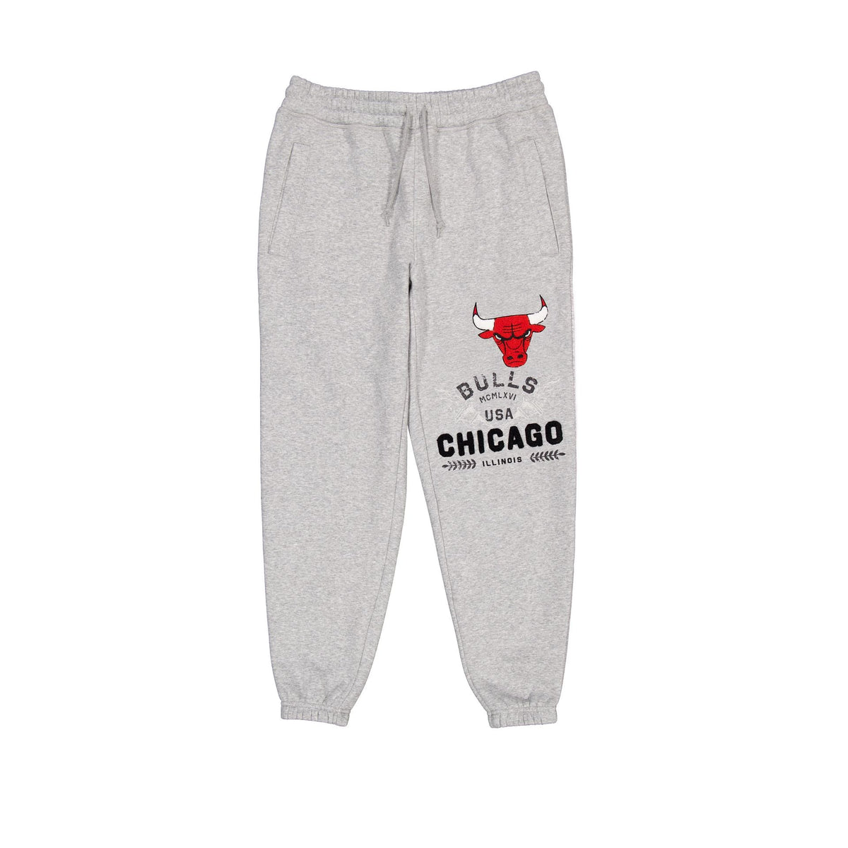 Chicago Bulls Heather Gray Varsity Sweatpants