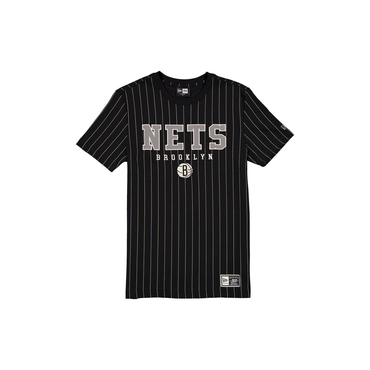 Brooklyn Nets Throwback Pinstripe Varsity T-Shirt