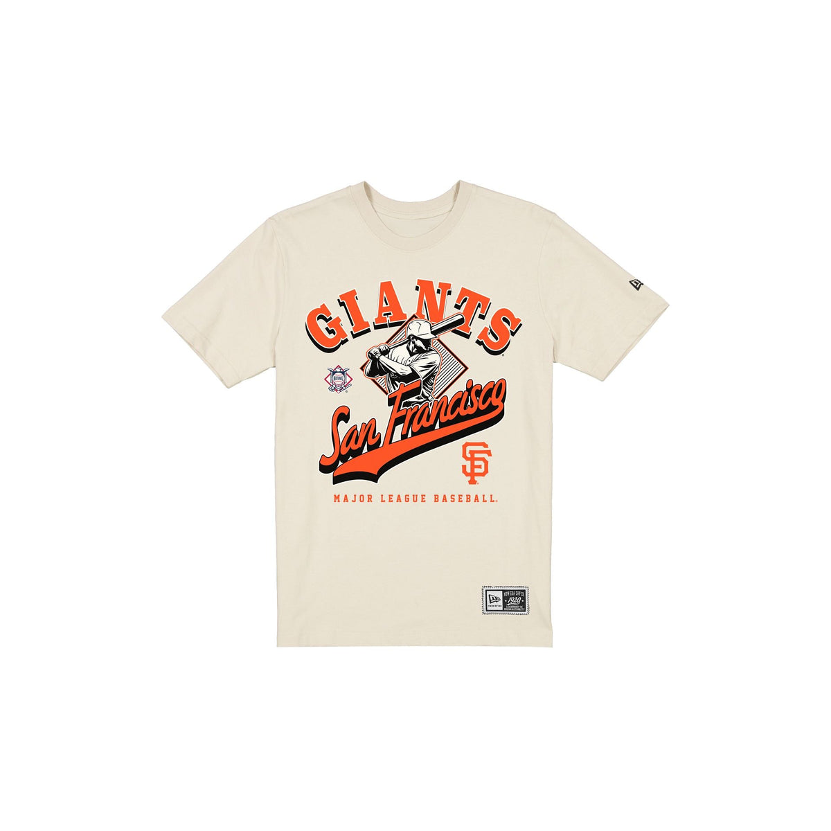 San Francisco Giants Throwback Batter Chrome White T-Shirt