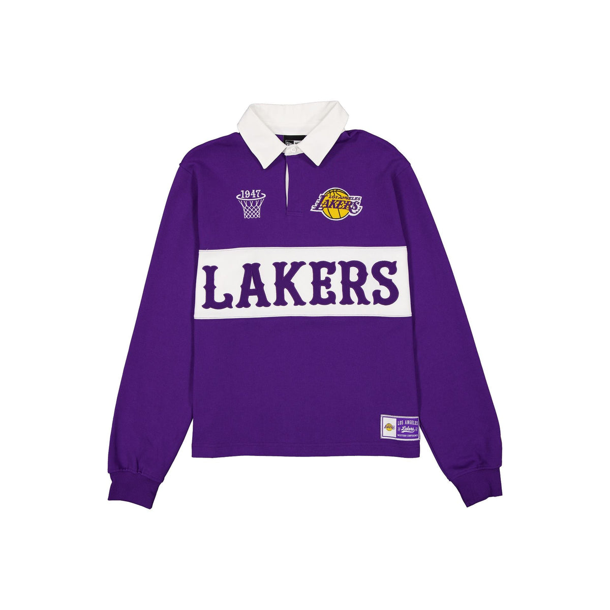 Los Angeles Lakers Long-Sleeve Rugby T-Shirt