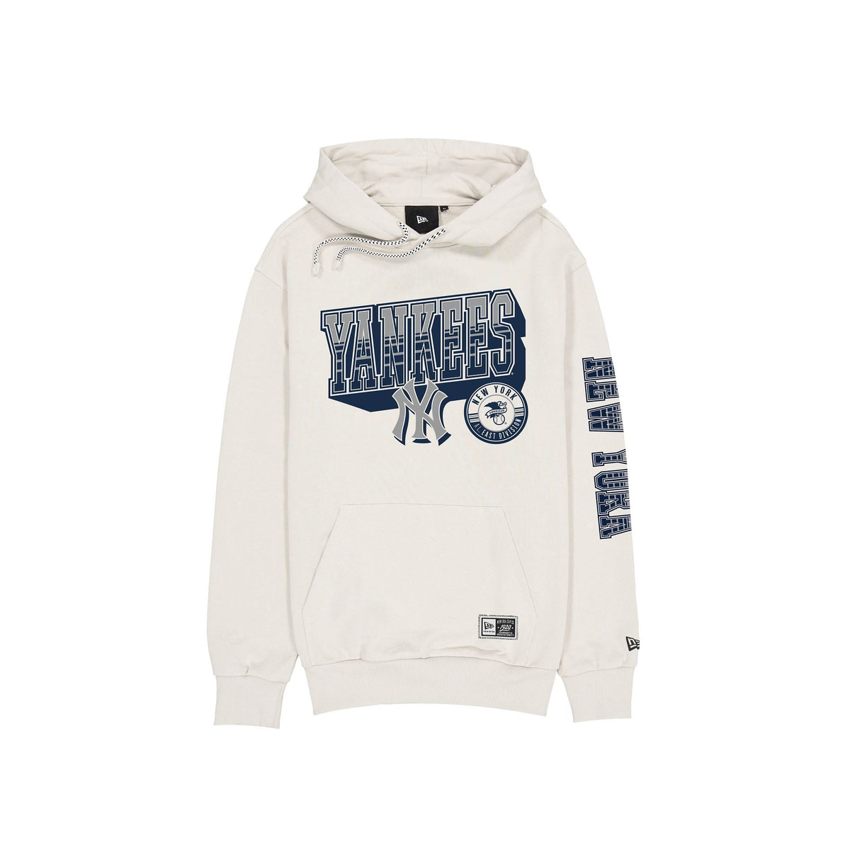 New York Yankees Throwback Chrome White Hoodie