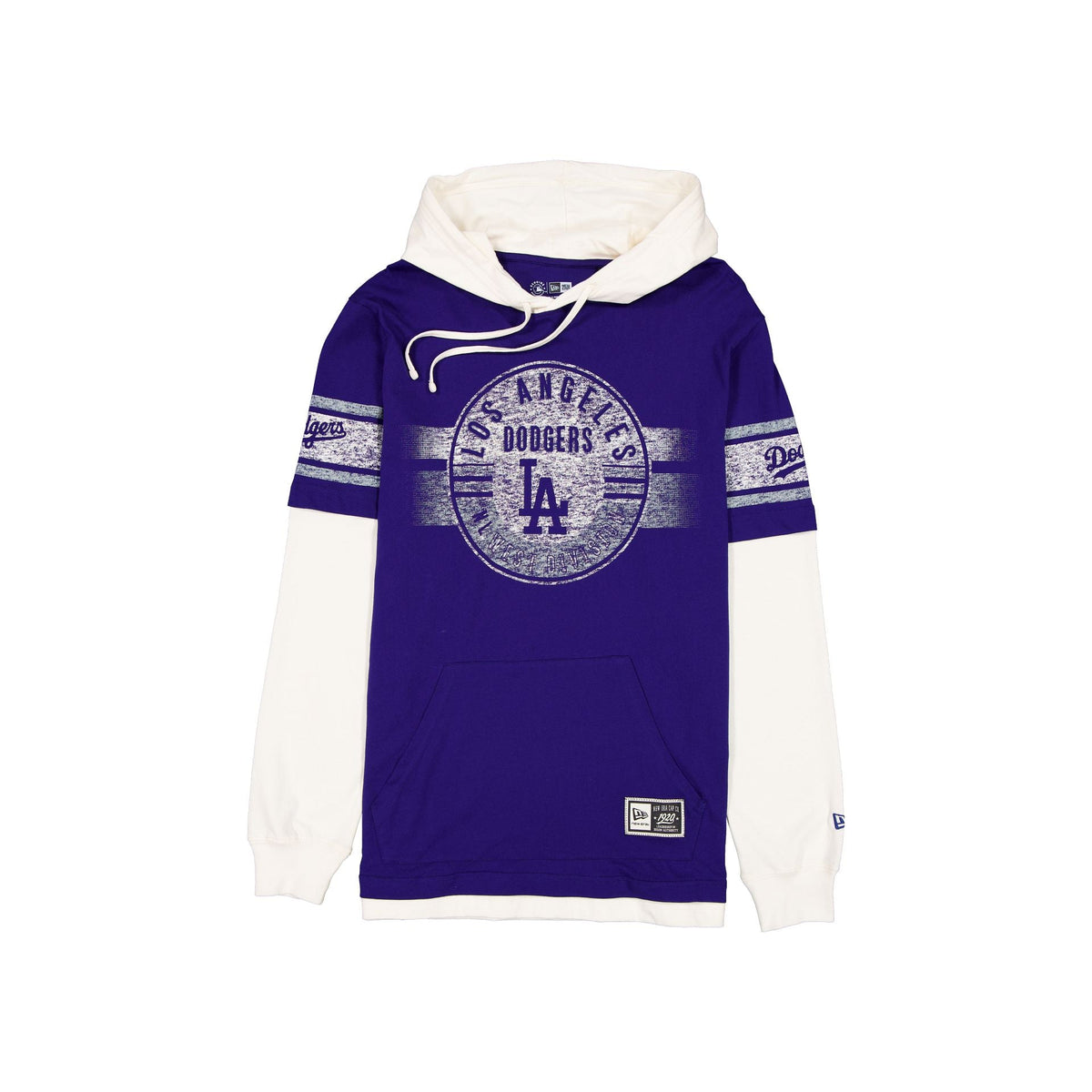Los Angeles Dodgers Throwback Chrome Twofer Hoodie