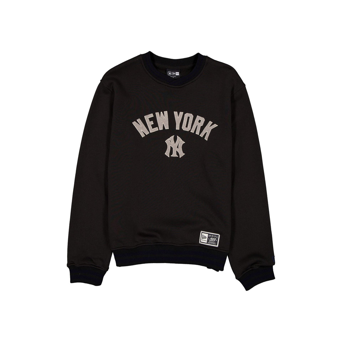 New York Yankees Throwback Boucle Black Crewneck
