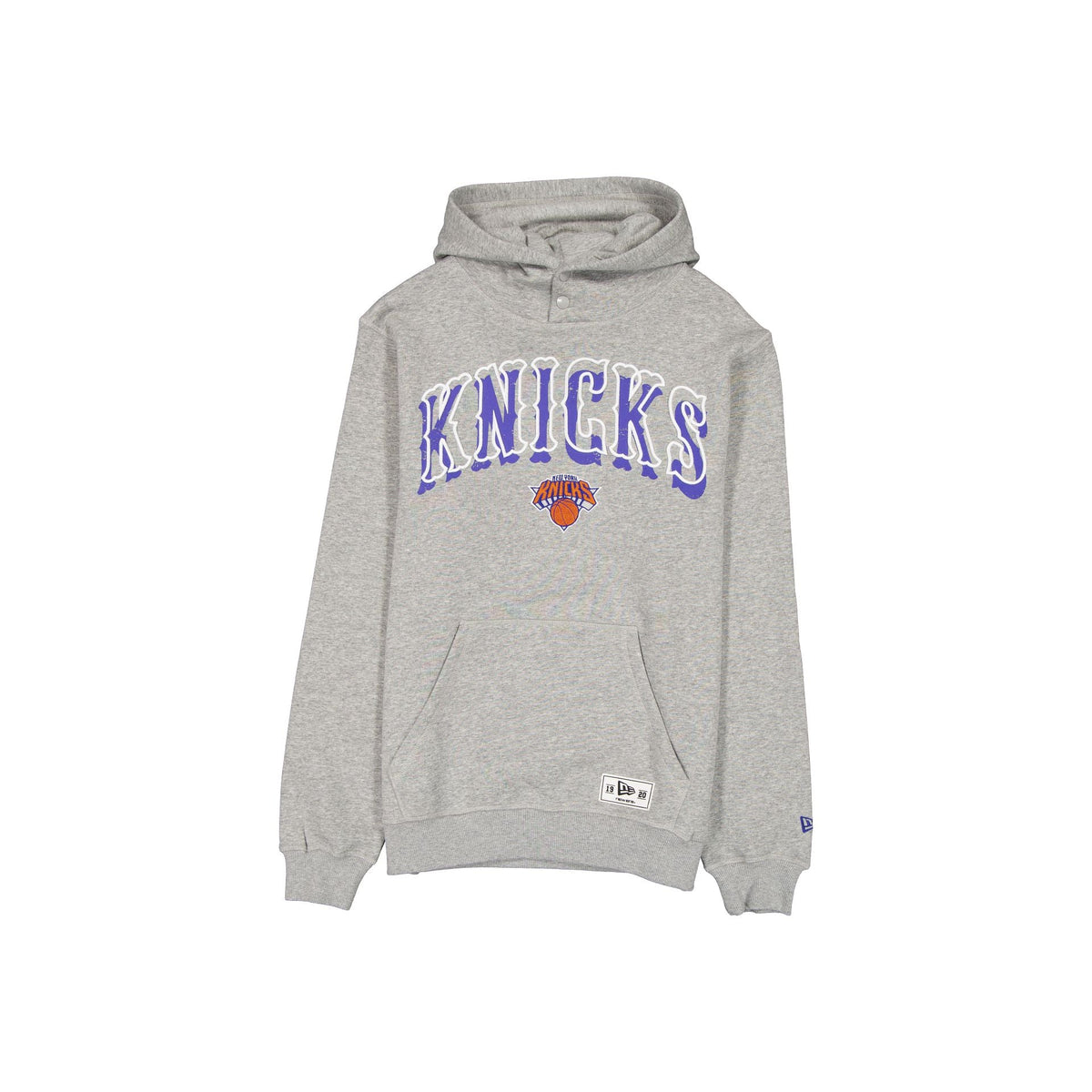 New York Knicks Heather Gray Varsity Hoodie