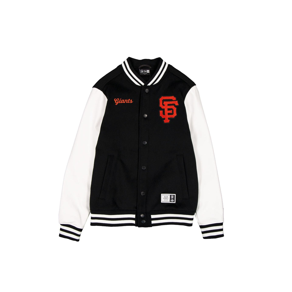 San Francisco Giants Black & White Varsity Jacket
