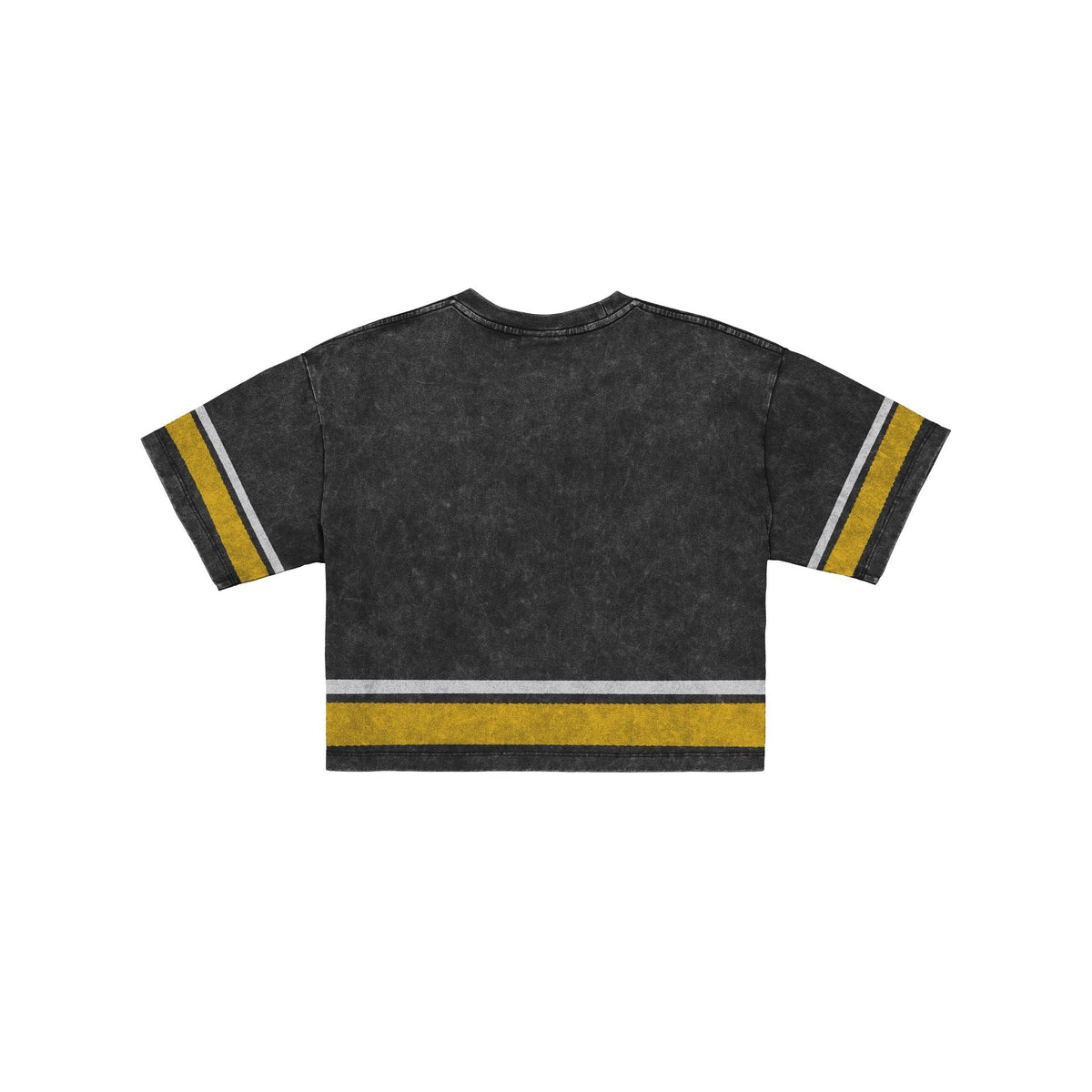 Los Angeles Lakers Women's Vintage Stripe Cropped T-Shirt