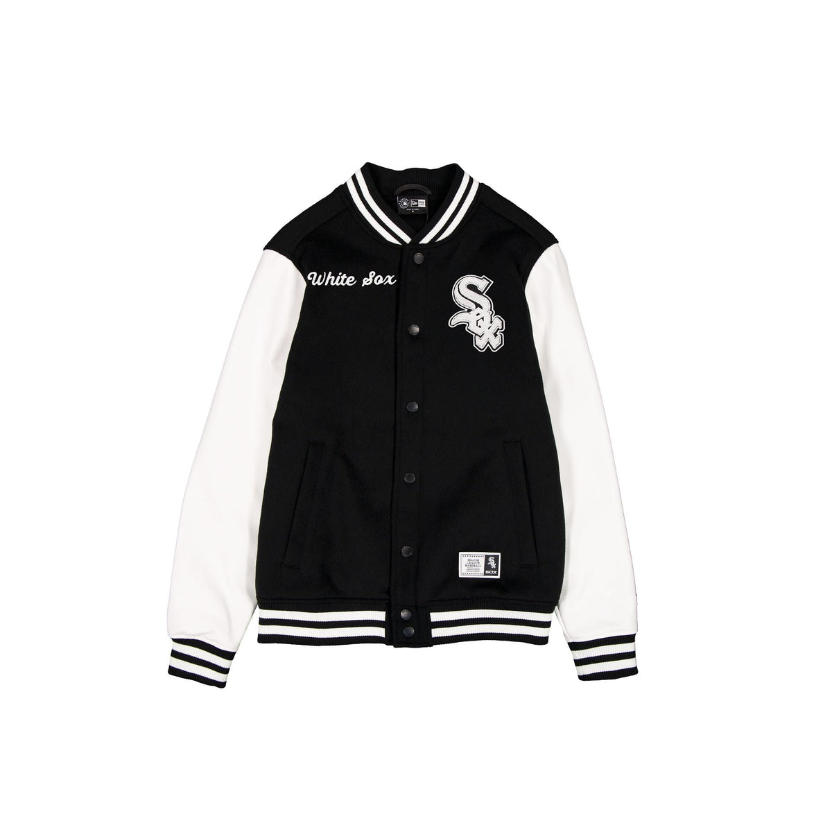 Chicago White Sox Black & White Varsity Jacket