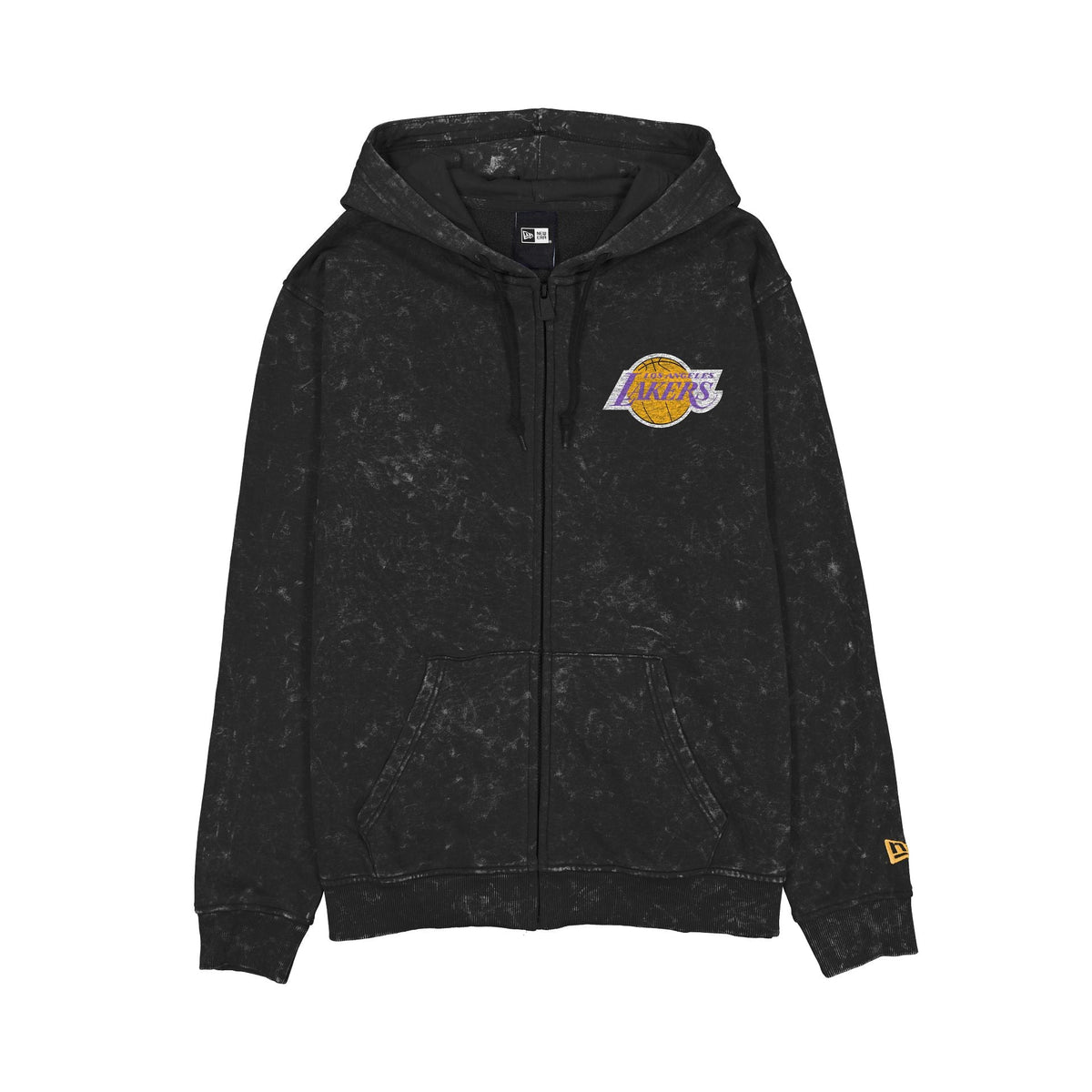Los Angeles Lakers Washed Graphic Full-Zip Hoodie