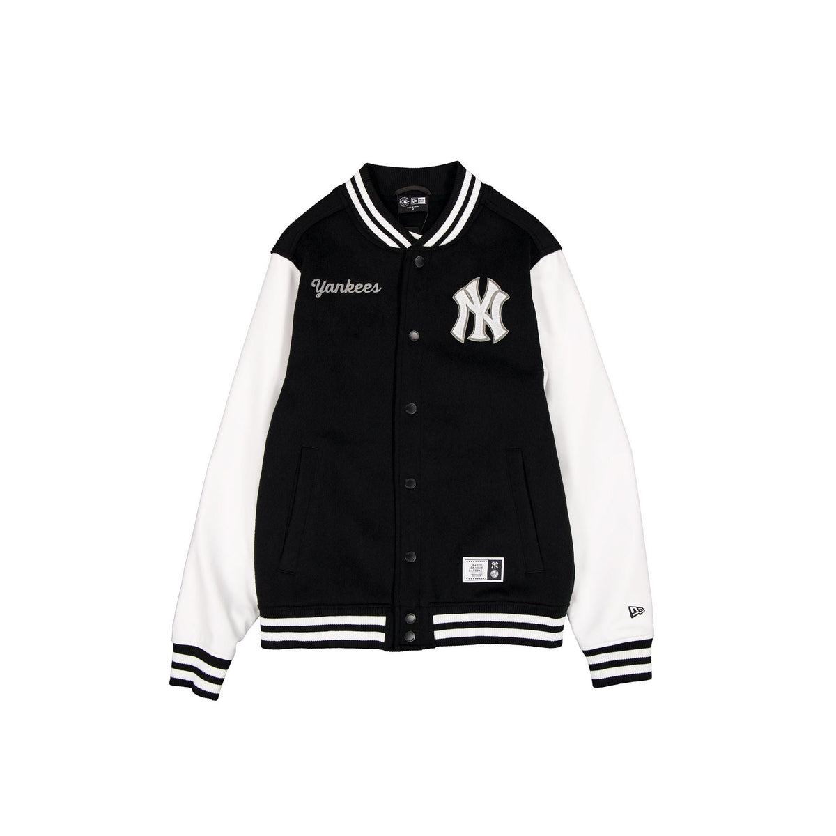 New York Yankees Black & White Varsity Jacket