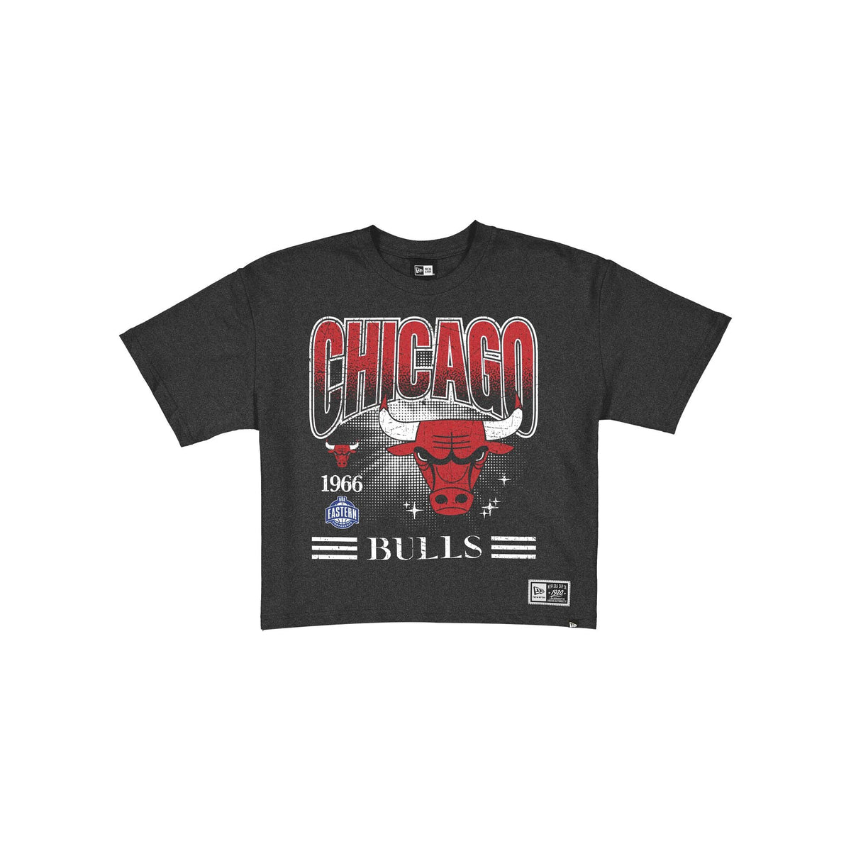 Chicago Bulls Women's Throwback Cropped Graphic T-Shirt