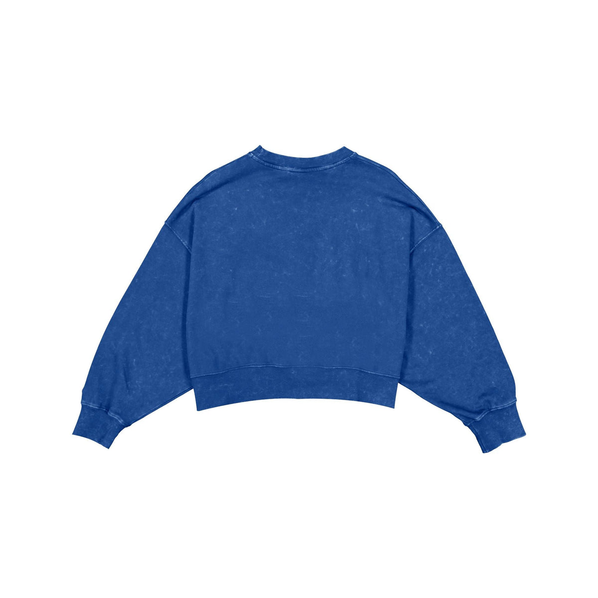 New York Knicks Women's Throwback Cropped Washed Crewneck