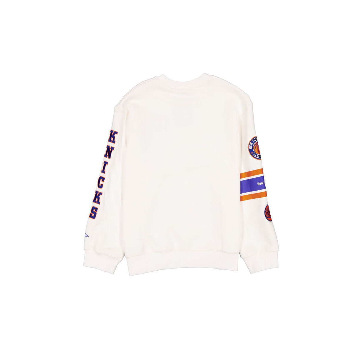 New York Knicks Women's Chrome White Varsity Crewneck