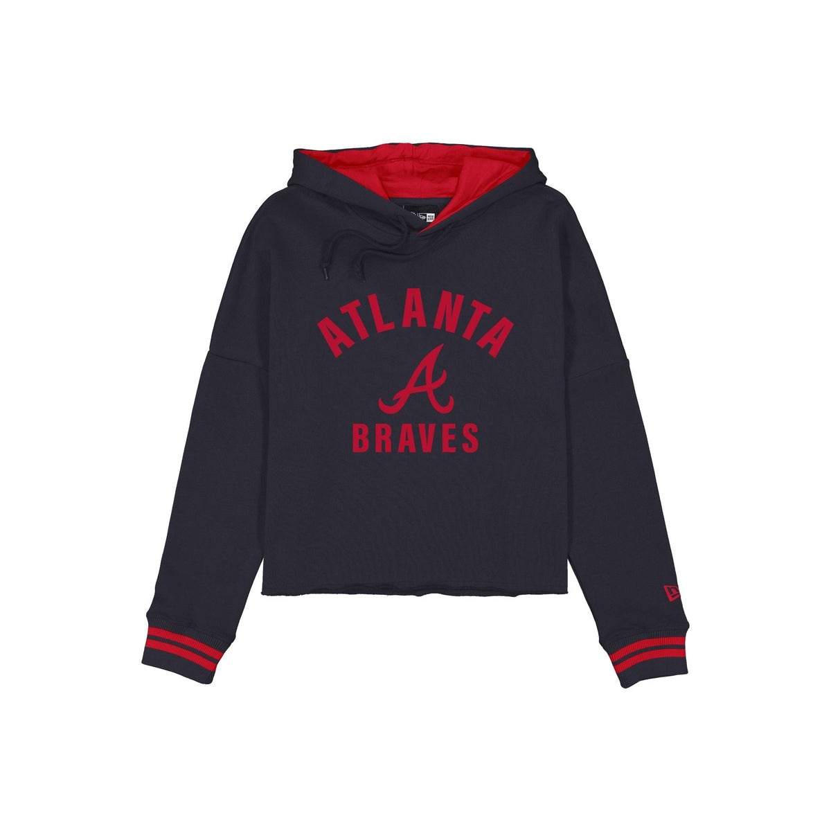 Atlanta Braves Women's Collegiate Cropped Hoodie