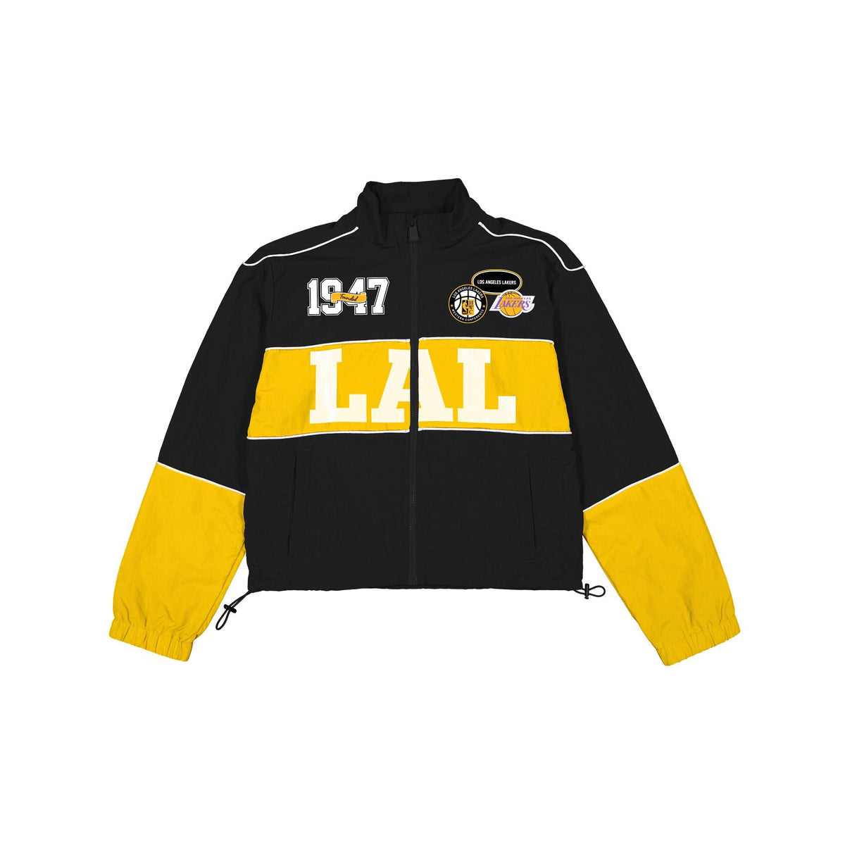 Los Angeles Lakers Women's Cropped Windbreaker