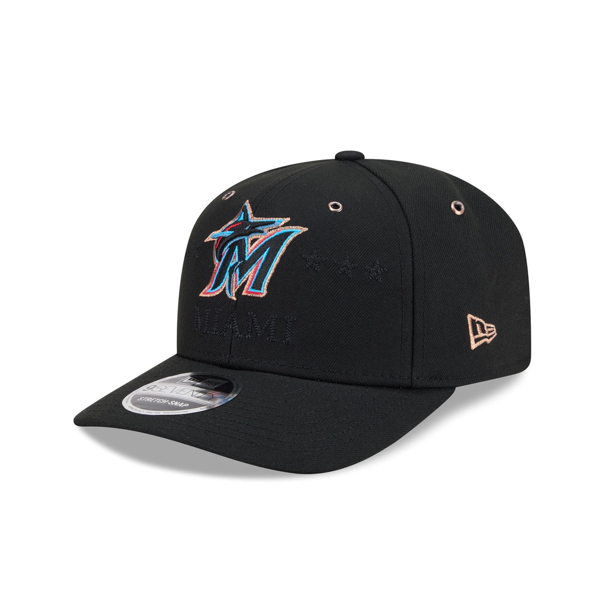Miami Marlins 2026 All-Star Game 9SEVENTY Stretch-Snap Hat