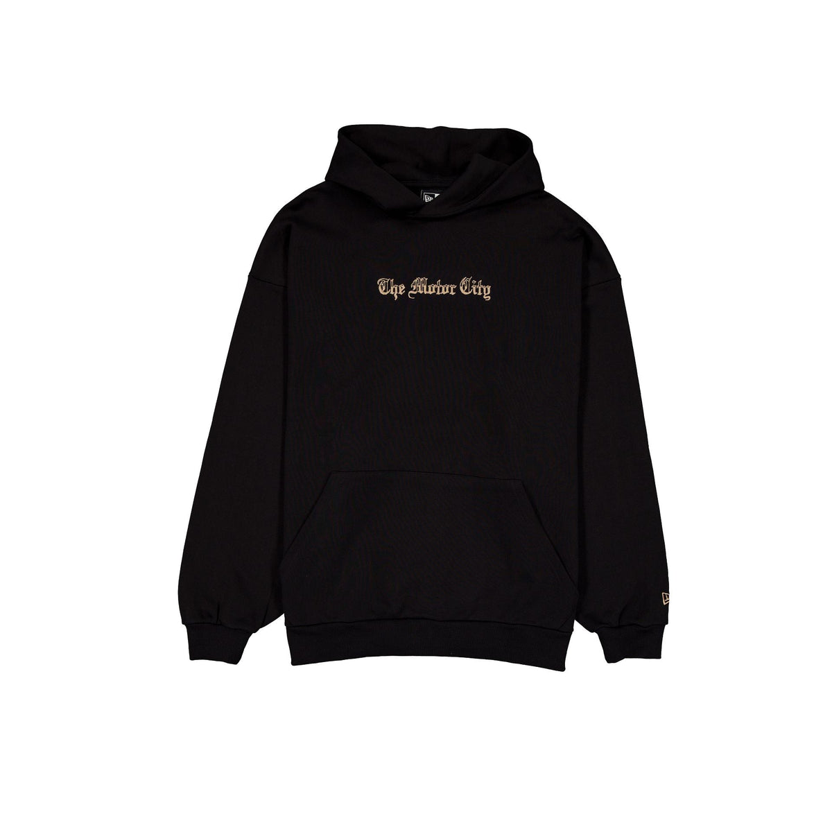 Detroit Tigers Gothic Lettering Black Hoodie