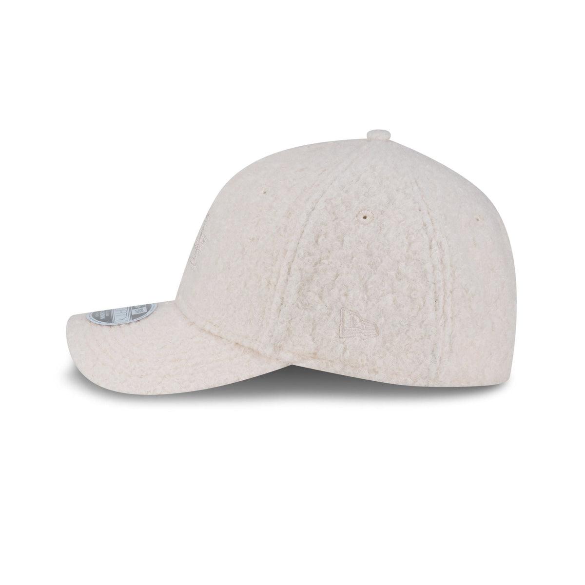 Los Angeles Dodgers Cream Winter Borg Women's 9FORTY M-Crown Snapback Hat