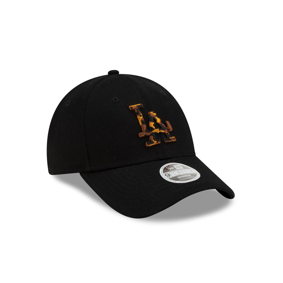 Los Angeles Dodgers Animal Print Women's Black 9FORTY Adjustable Hat
