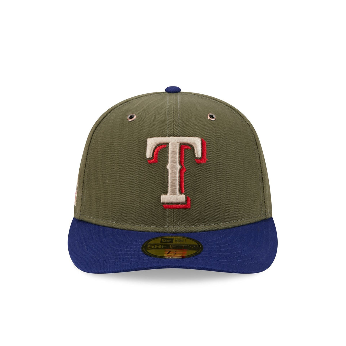 Texas Rangers Three Looms American Herringbone 59FIFTY Fitted Hat