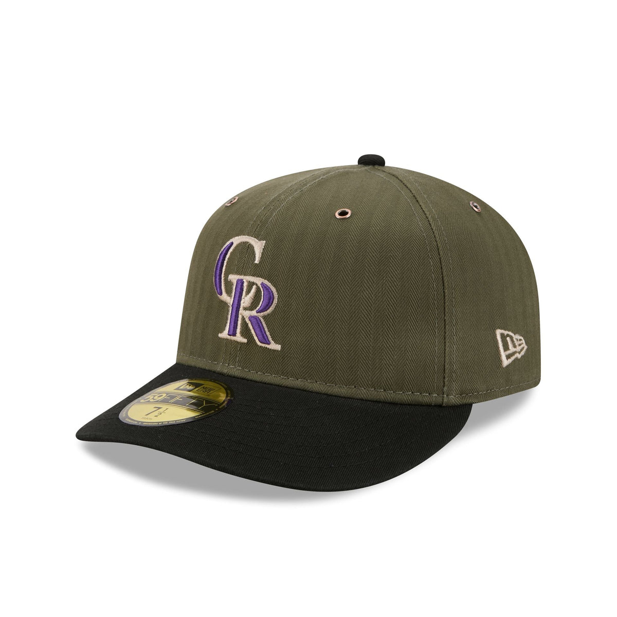 Colorado Rockies Three Looms American Herringbone 59FIFTY Fitted Hat
