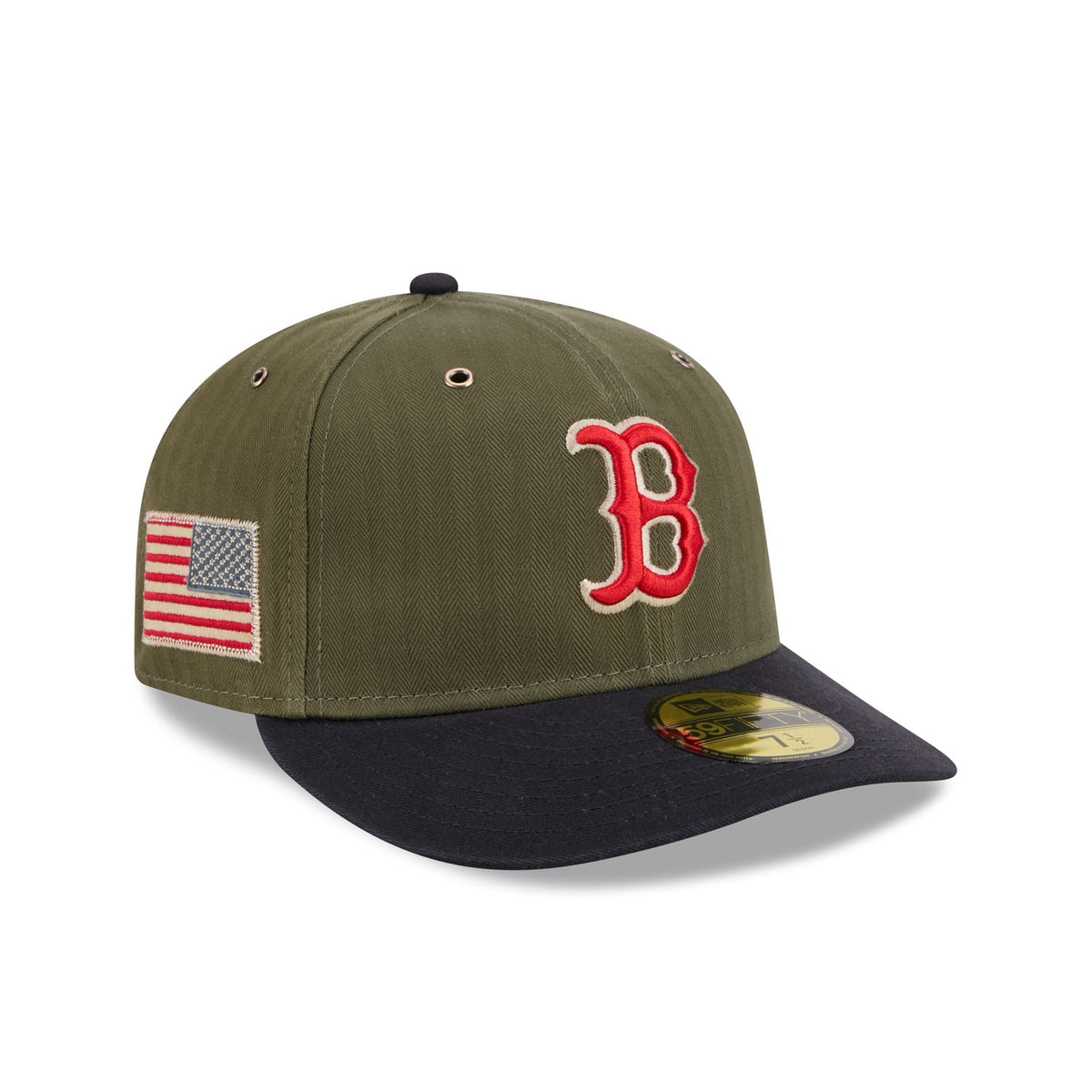 Boston Red Sox Three Looms American Herringbone 59FIFTY Fitted Hat