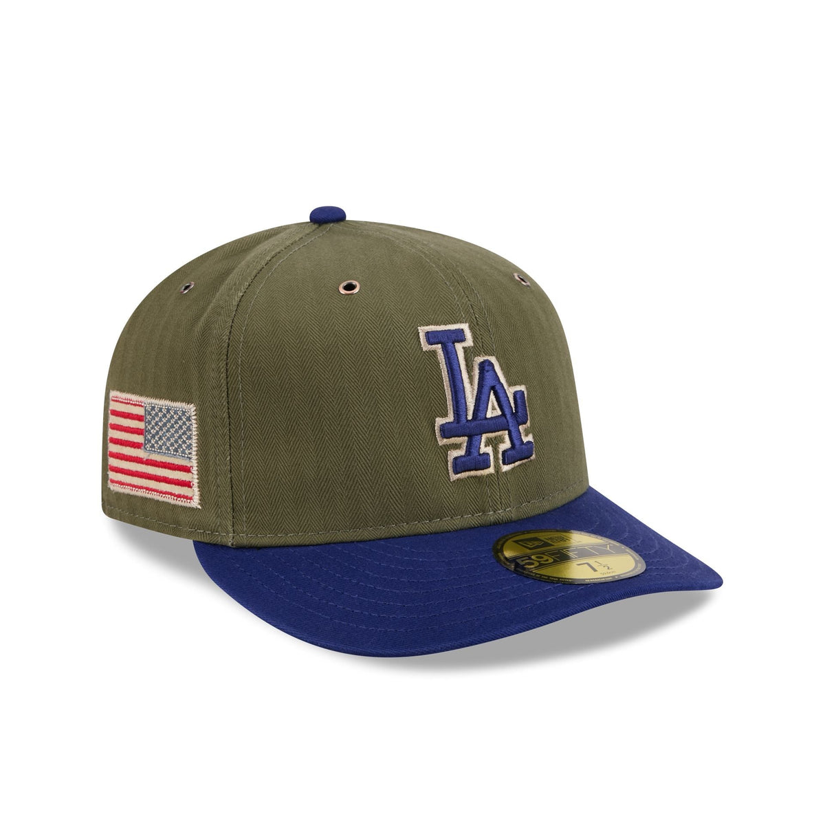 Los Angeles Dodgers Three Looms American Herringbone 59FIFTY Fitted Hat
