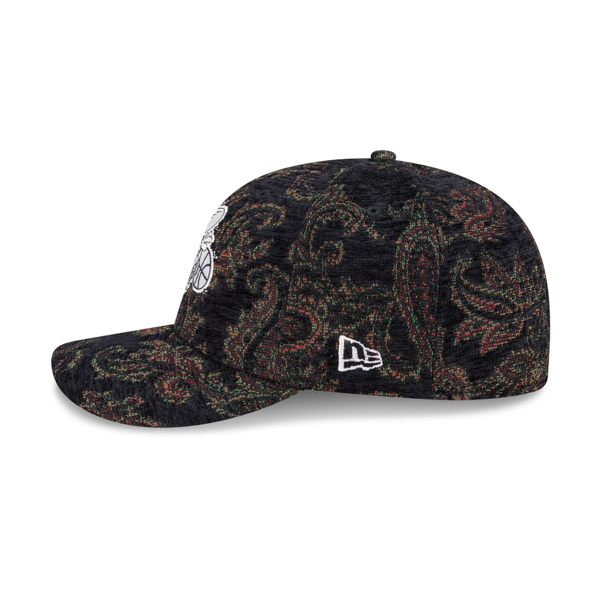 Charlotte Hornets Three Looms Jacquard Chenille 59FIFTY Fitted Hat