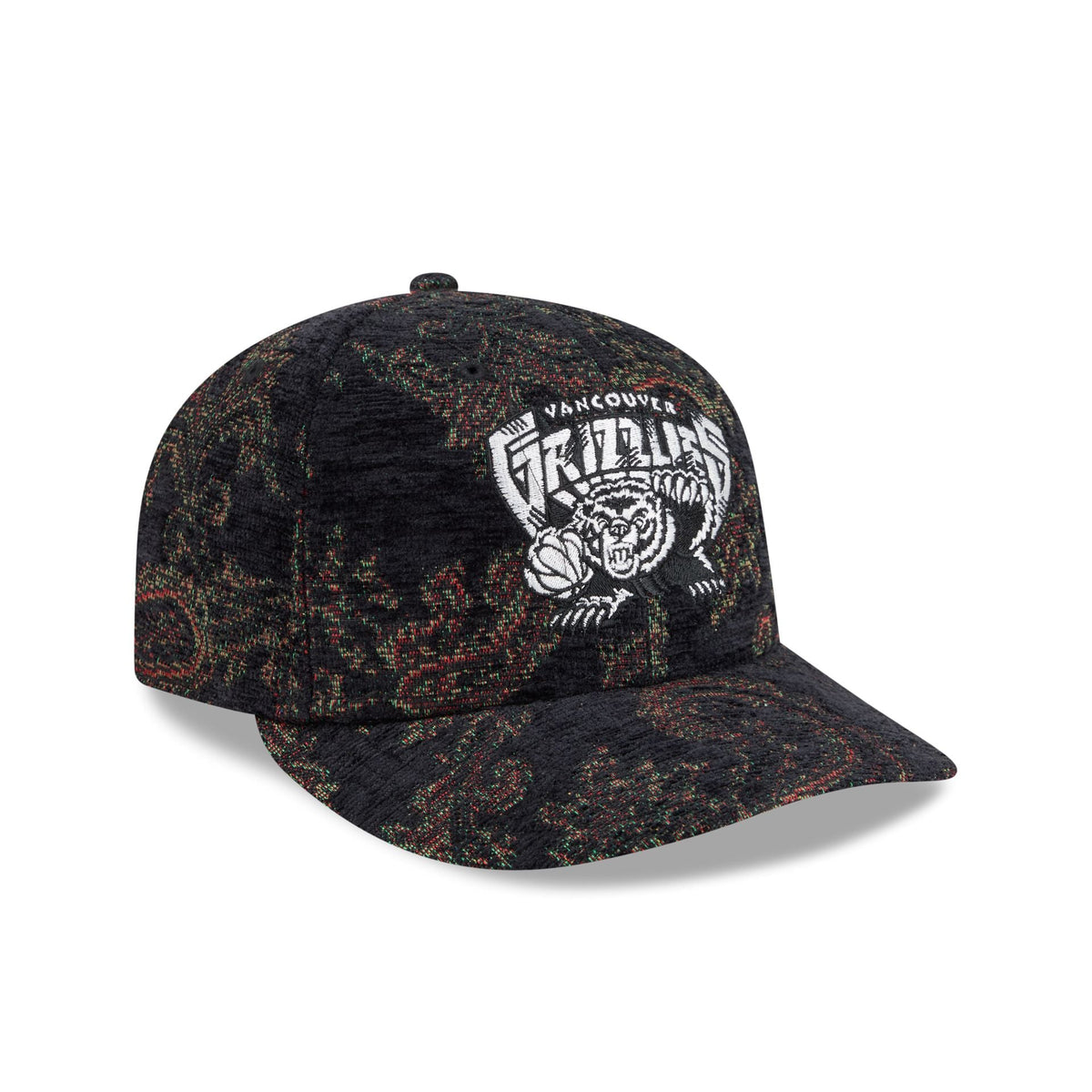Vancouver Grizzlies Three Looms Jacquard Chenille 59FIFTY Fitted Hat