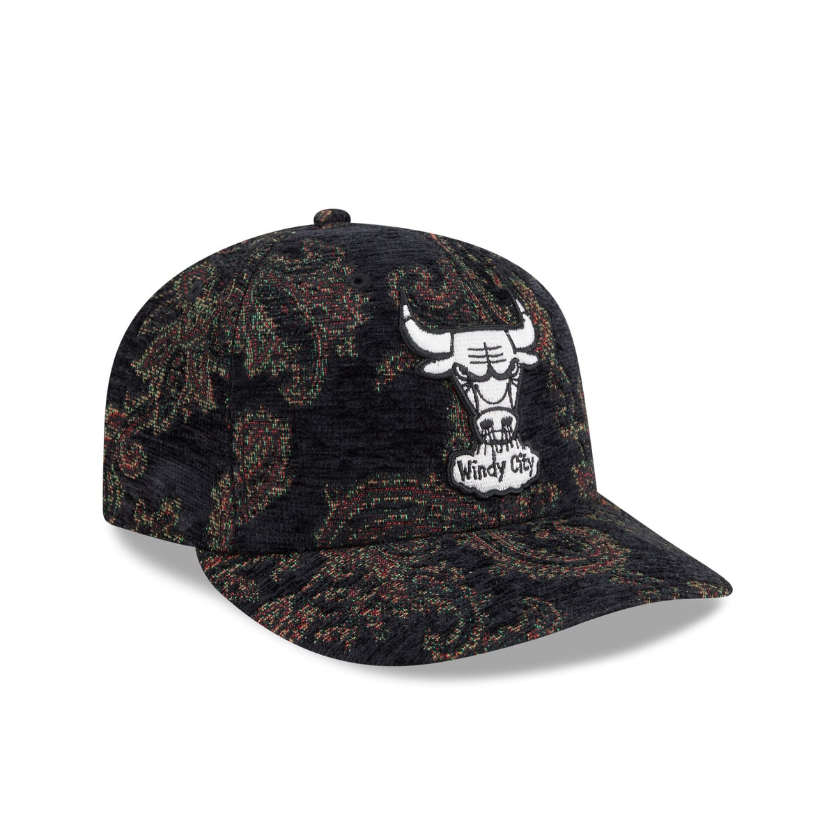 Chicago Bulls Three Looms Jacquard Chenille 59FIFTY Fitted Hat