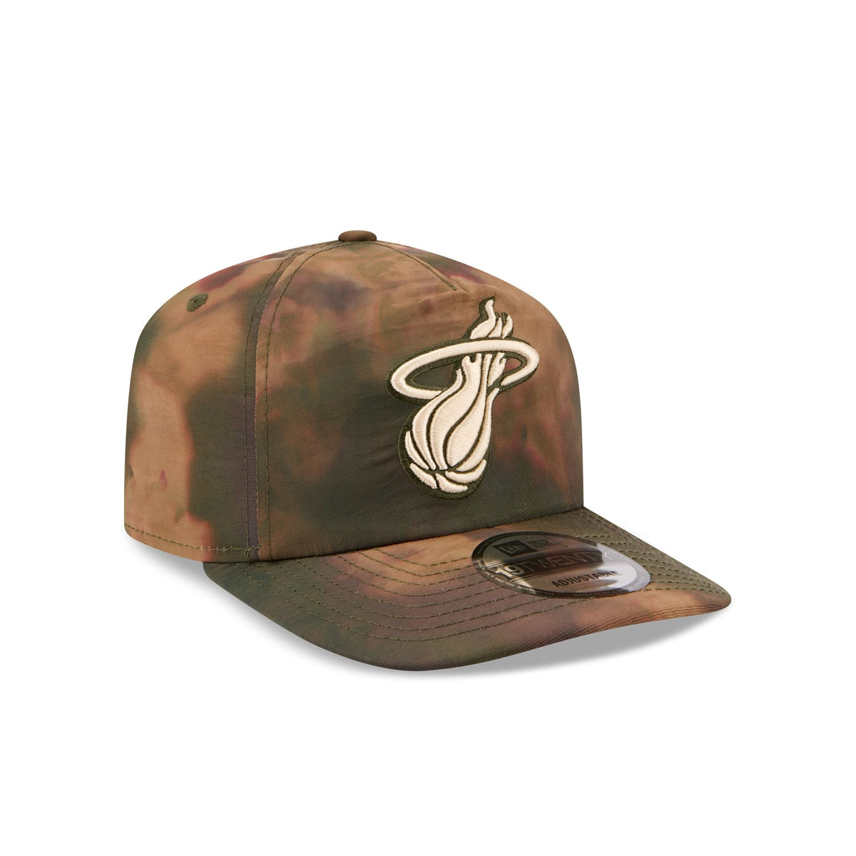 Miami Heat Three Looms Nylon Wash Dye 19TWENTY Adjustable Hat