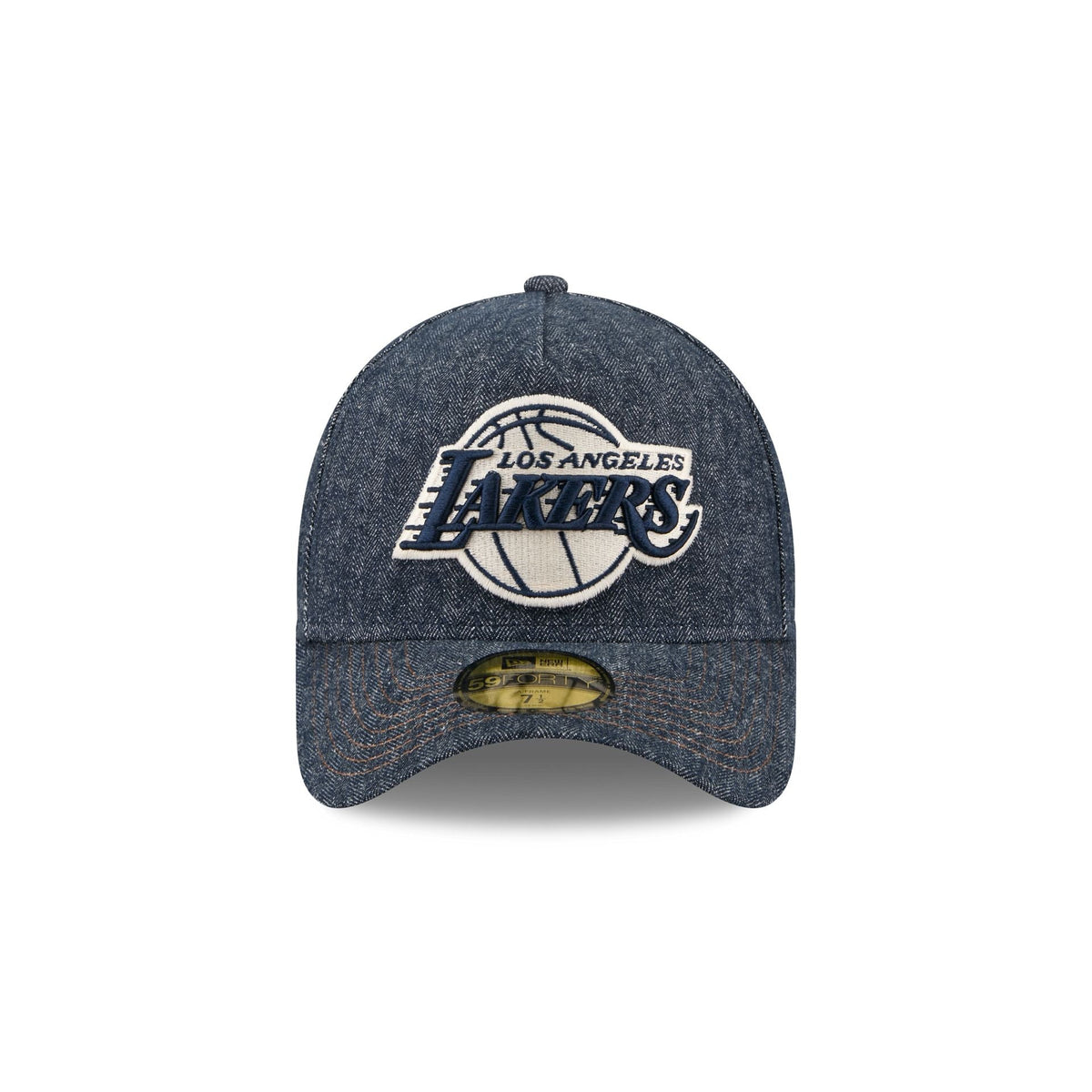 Los Angeles Lakers Denim 59FORTY A-Frame Fitted Hat
