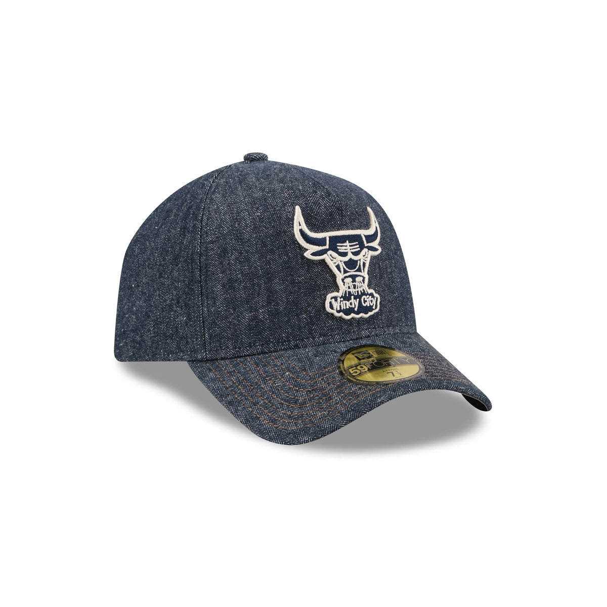Chicago Bulls Denim 59FORTY A-Frame Fitted Hat